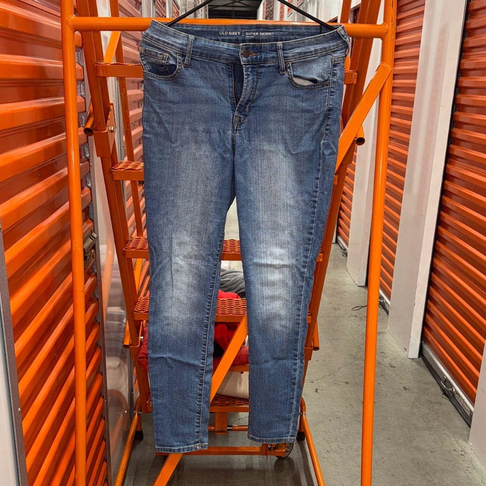 Old Navy Women's Blue Skinny Jeans